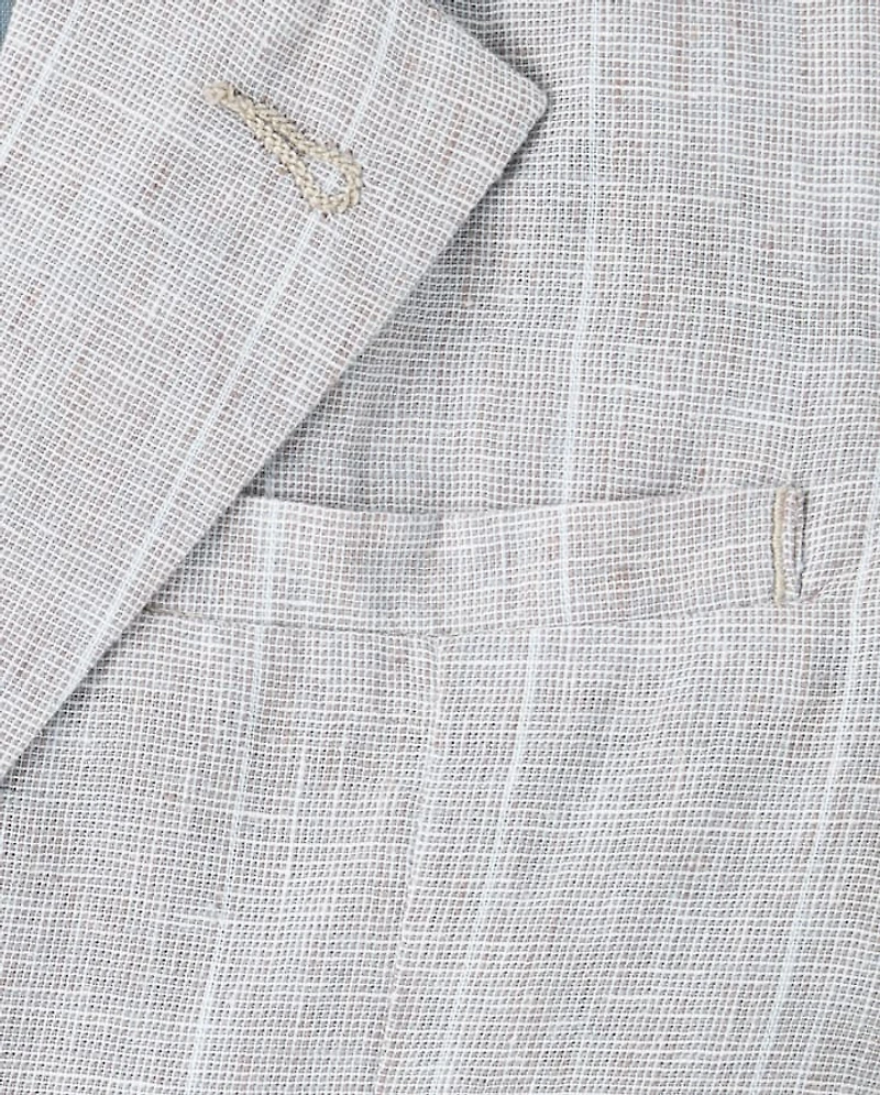 Blazer rayé en lin mélangé pour garçon - Occasions spéciales
