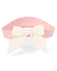 Girls Embroidered Bow Visor Hat - Club House