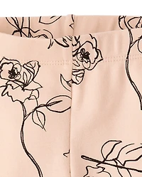 Leggings roses pour filles - Petit Paris