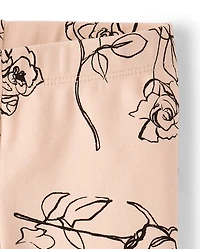 Leggings roses pour filles - Petit Paris