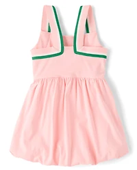 Girls Quick Dry Striped Active Bubble Dress