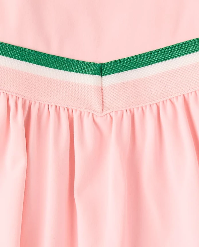 Robe bulle rayée à séchage rapide pour filles