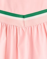 Robe bulle rayée à séchage rapide pour filles