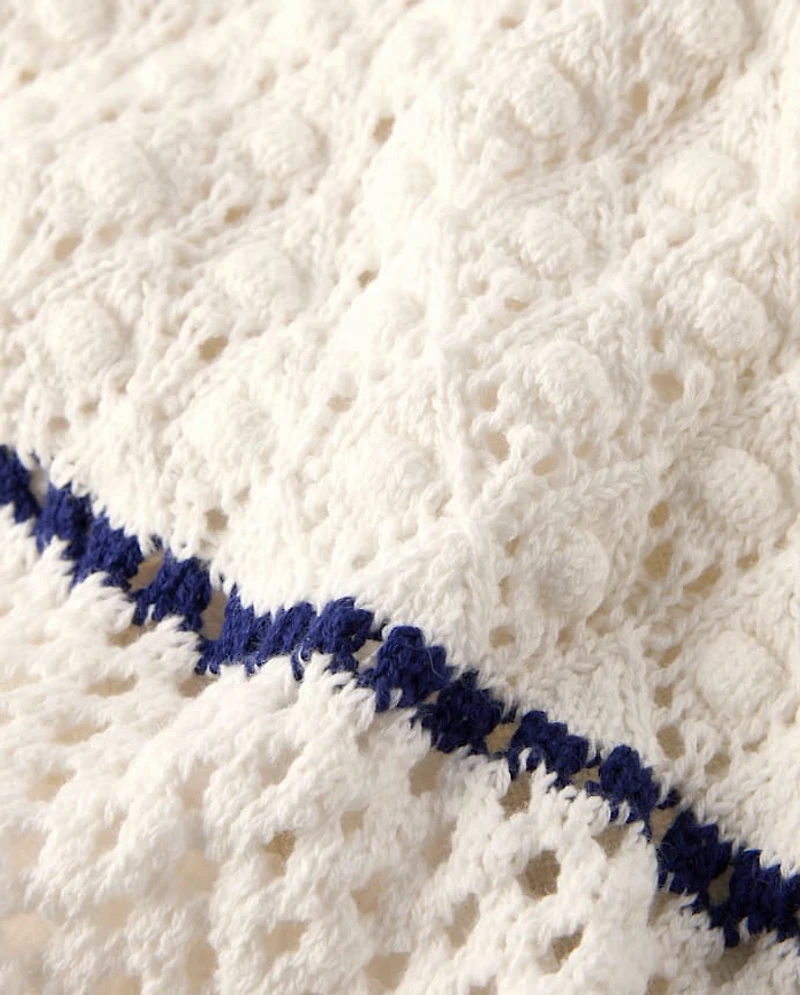 Robe pull rayée au crochet pour fille - Driftwood Bay