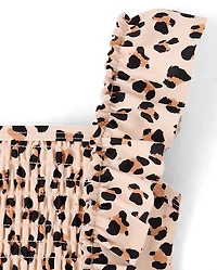 Maillot de bain tankini léopard pour filles - Boutique maillots