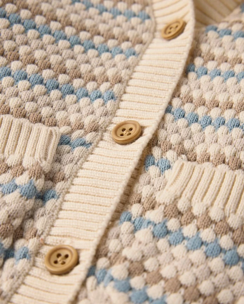 Baby Striped Textured 2-Piece Outfit Set