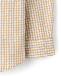 Chemise à carreaux vichy en seersucker pour garçon - Jardin enchanté