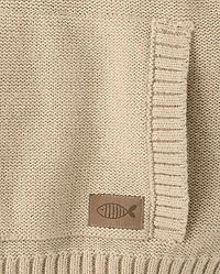 Boys Cable Knit Hooded Sweater - Driftwood Bay