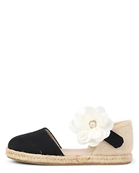 Girls Flower Espadrilles - Petit Paris