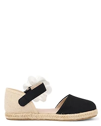 Girls Flower Espadrilles - Petit Paris