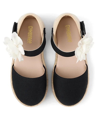 Girls Flower Espadrilles - Petit Paris