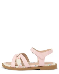 Sandales fleuries pour filles - Little Essentials