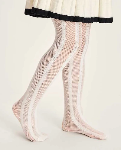 Girls Mesh Microfiber Tights - Petit Paris