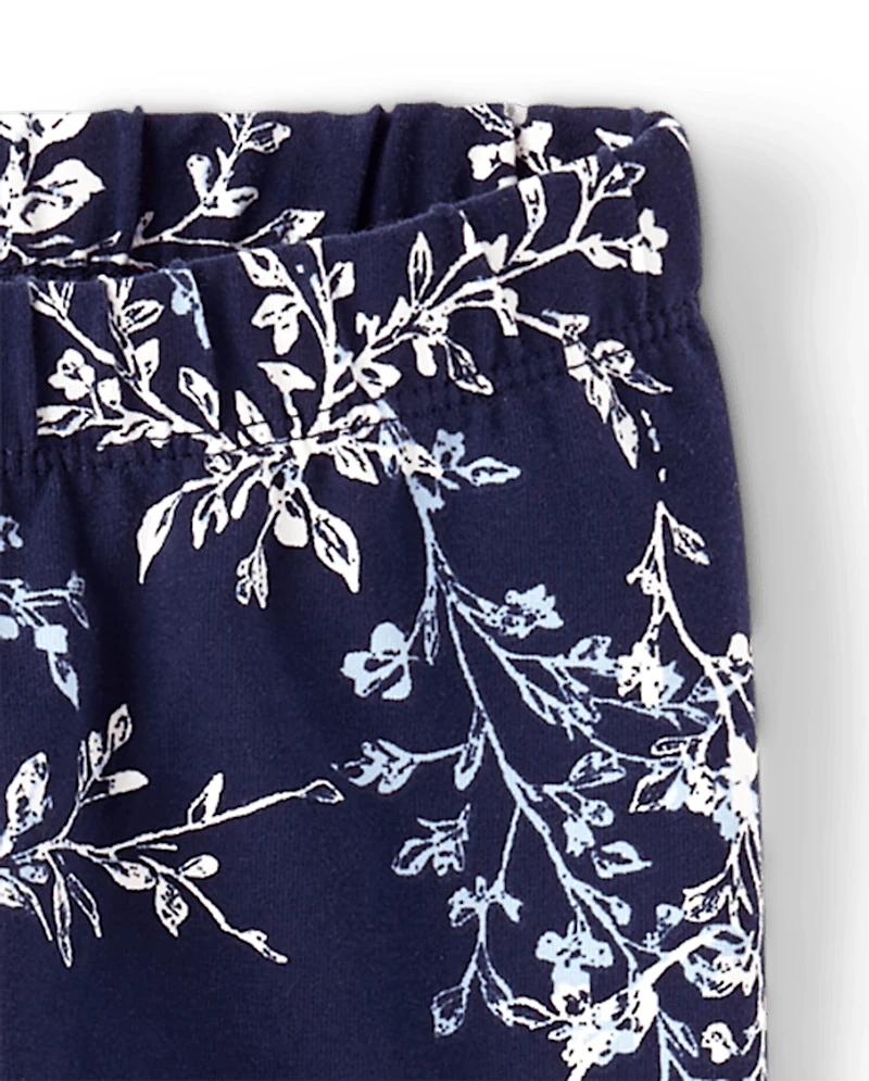 Leggings fleuris pour filles - Driftwood Bay