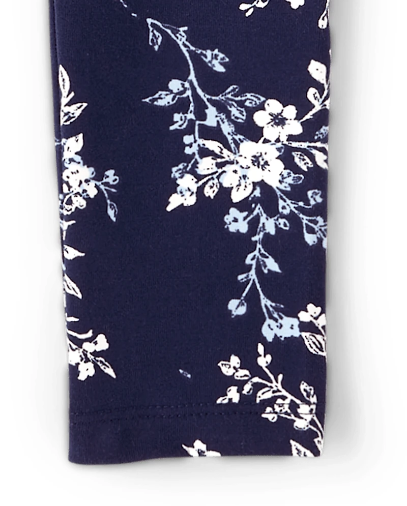 Leggings fleuris pour filles - Driftwood Bay