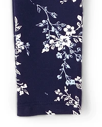 Leggings fleuris pour filles - Driftwood Bay