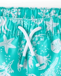 Boys Sea Creature Swim Trunks