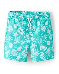 Boys Sea Creature Swim Trunks