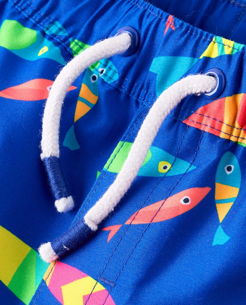 Boys Fish Swim Trunks - Shop