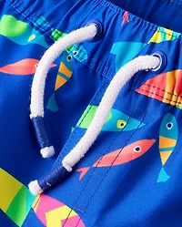 Boys Fish Swim Trunks - Shop