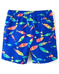 Boys Fish Swim Trunks - Shop