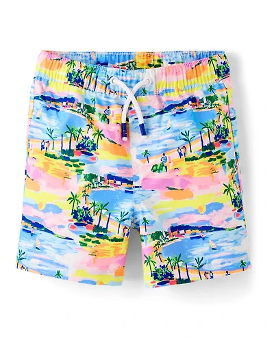 Carte postale de vacances pour garçons - Maillots bain Boutique natation