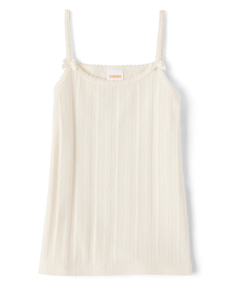 Girls Pointelle Cami 3-Pack - Little Essentials