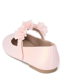 Girls Shimmer Floral Ballet Flats - Enchanted Garden