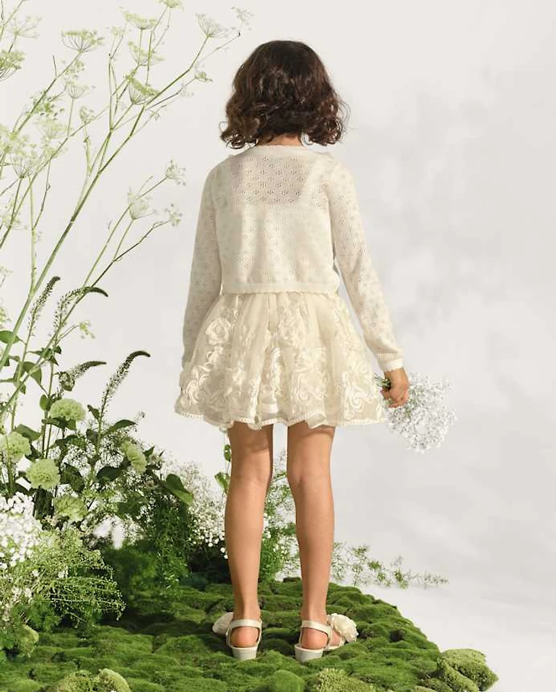Girls Embroidered Floral Tulle Tutu Skirt - Marchesa Mini x Gymboree