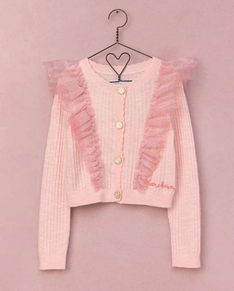 Girls Gem Glitter Flutter Cardigan - Marchesa Mini x Gymboree
