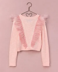 Girls Gem Glitter Flutter Cardigan - Marchesa Mini x Gymboree