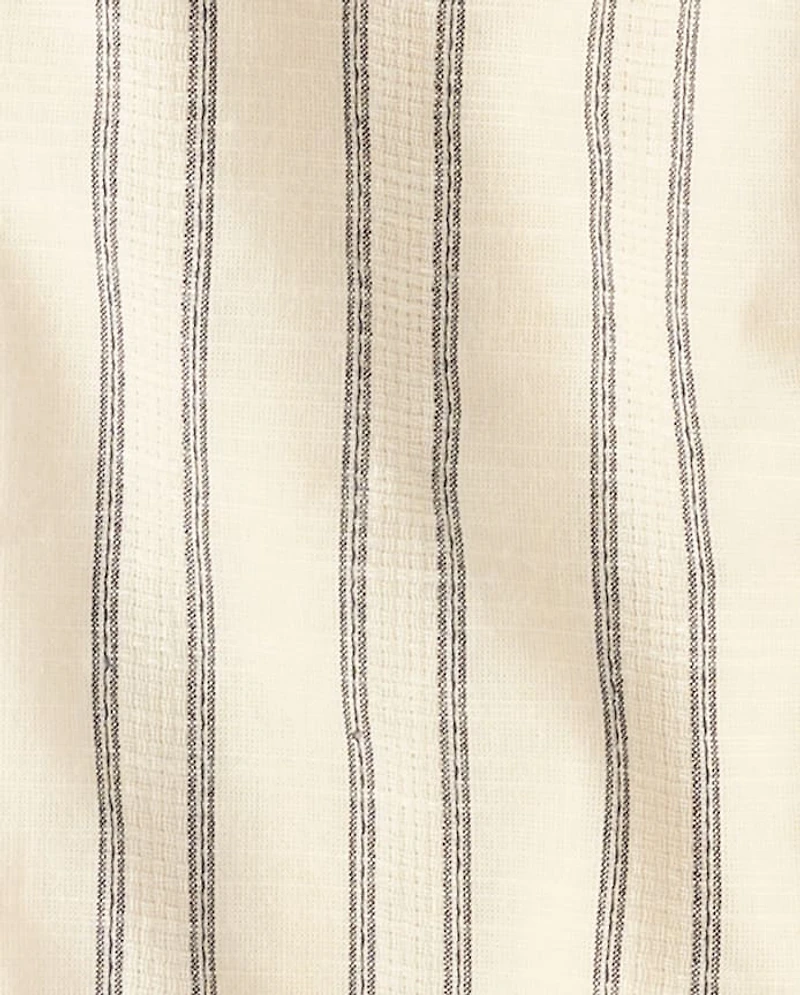 Girls Striped Textured Pull On Pants - Driftwood Bay