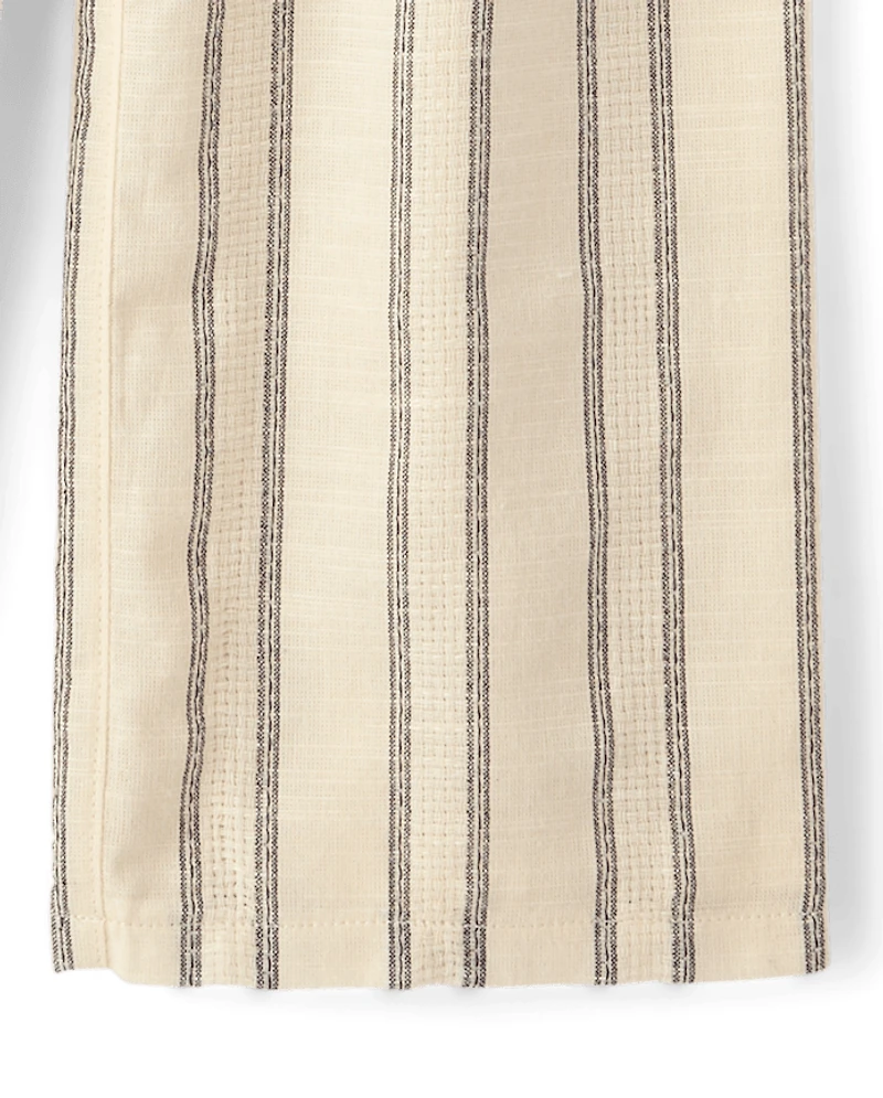 Pantalon rayé texturé pour filles - Driftwood Bay