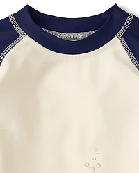 Maillot de bain anti-UV brodé baleine pour garçon - Boutique natation
