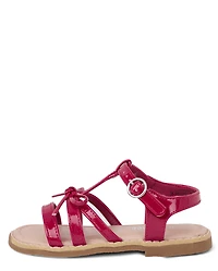 Girls Bow Sandals - Nantucket Charm