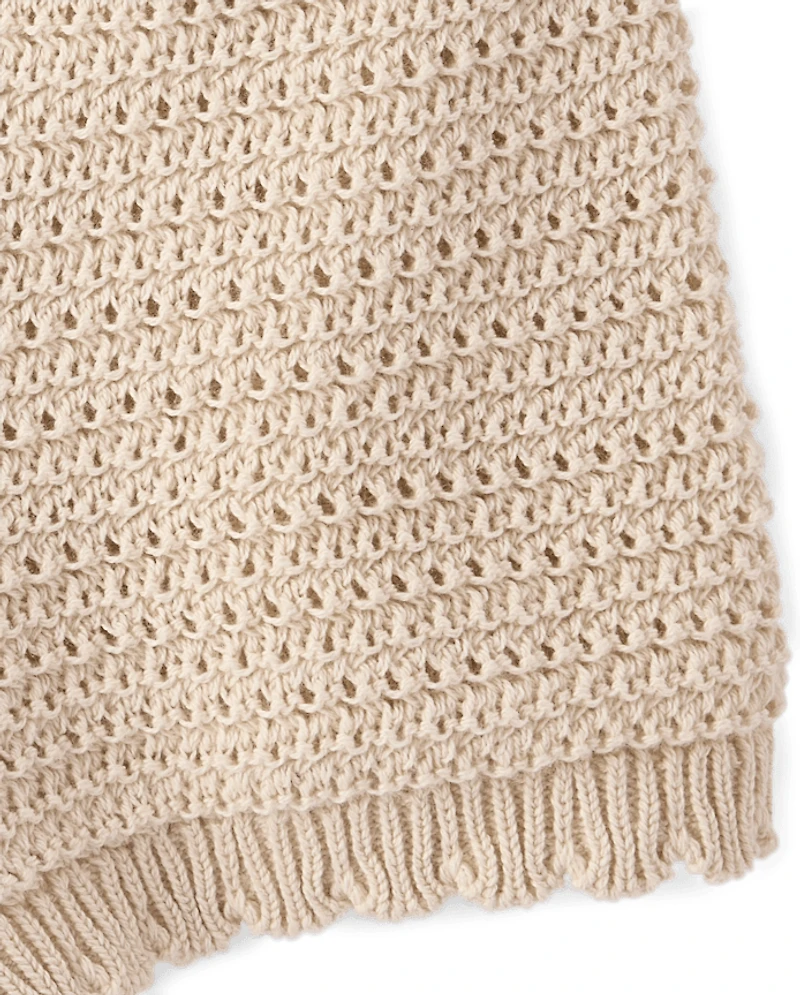 Short en crochet festonné pour fille - Driftwood Bay