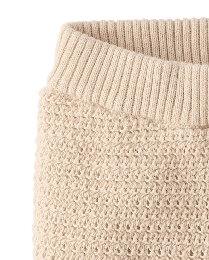 Girls Crochet Scalloped Shorts - Driftwood Bay