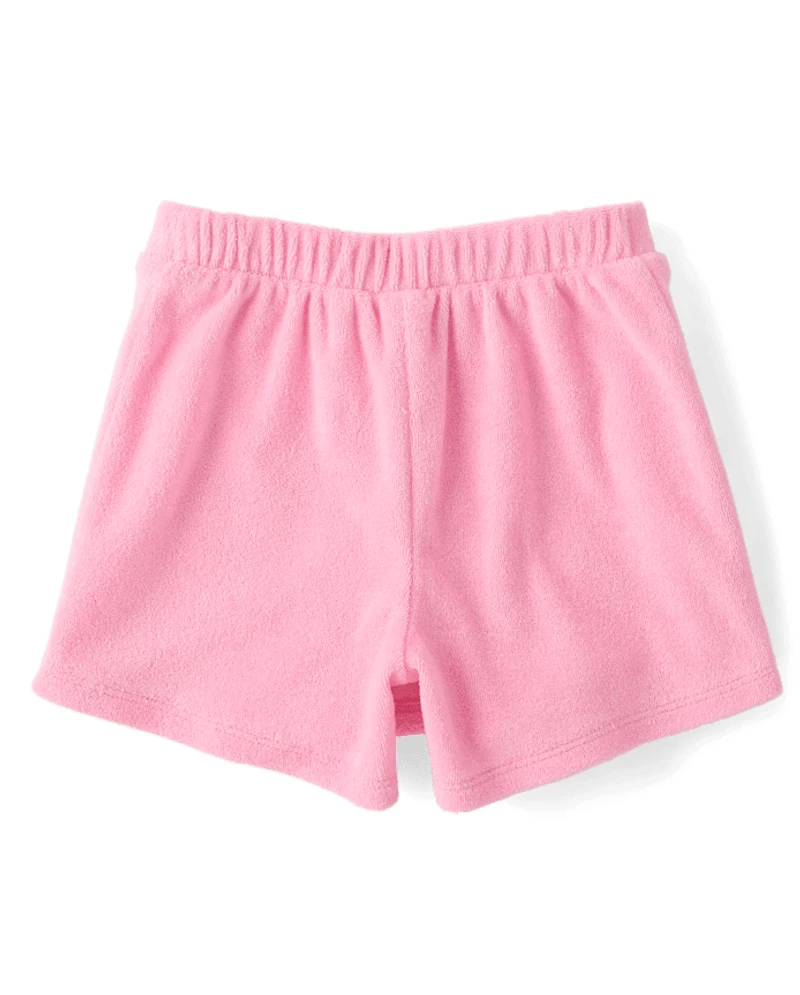 Girls Crochet Fruit Terry Faux Wrap Skort - Swim Shop