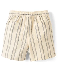 Short rayé texturé pour garçon - Driftwood Bay