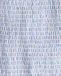 Robe rayée à œillets brodés et nœud papillon pour fille - Driftwood Bay