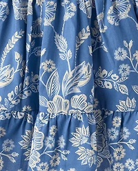 Robe à volants et smocks fleuris pour fille - Driftwood Bay