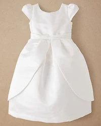 Girls Satin Dress 2-Piece Set - Special Occasions