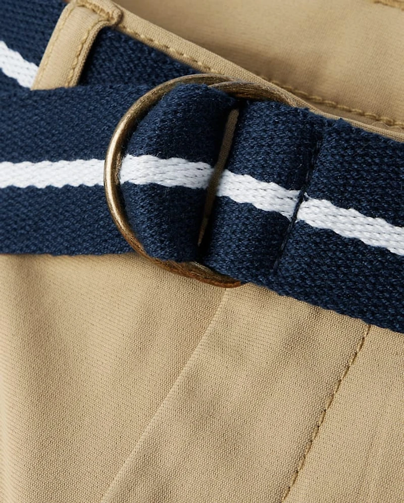 Boys Quick Dry Chino Shorts 2-Pack