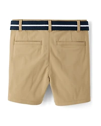Boys Quick Dry Chino Shorts 2-Pack