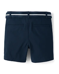 Boys Quick Dry Chino Shorts 2-Pack