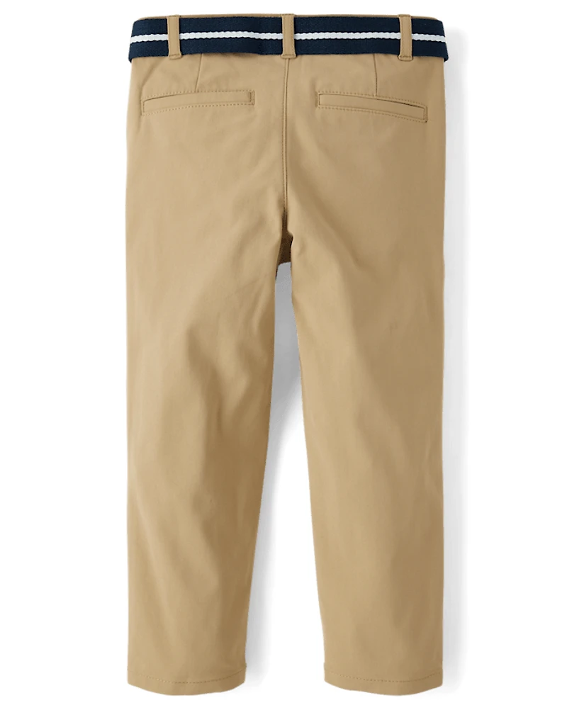 Boys Quick Dry Chino Pants 2-Pack