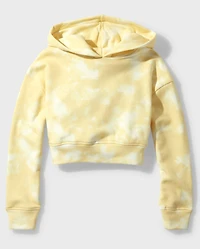 Tween Girls Tie Dye Cropped Hoodie
