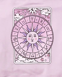 Tween Girls Zodiac Cropped Hoodie