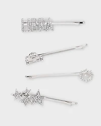 Tween Girls Libra Zodiac Bobby Pin 4-Pack
