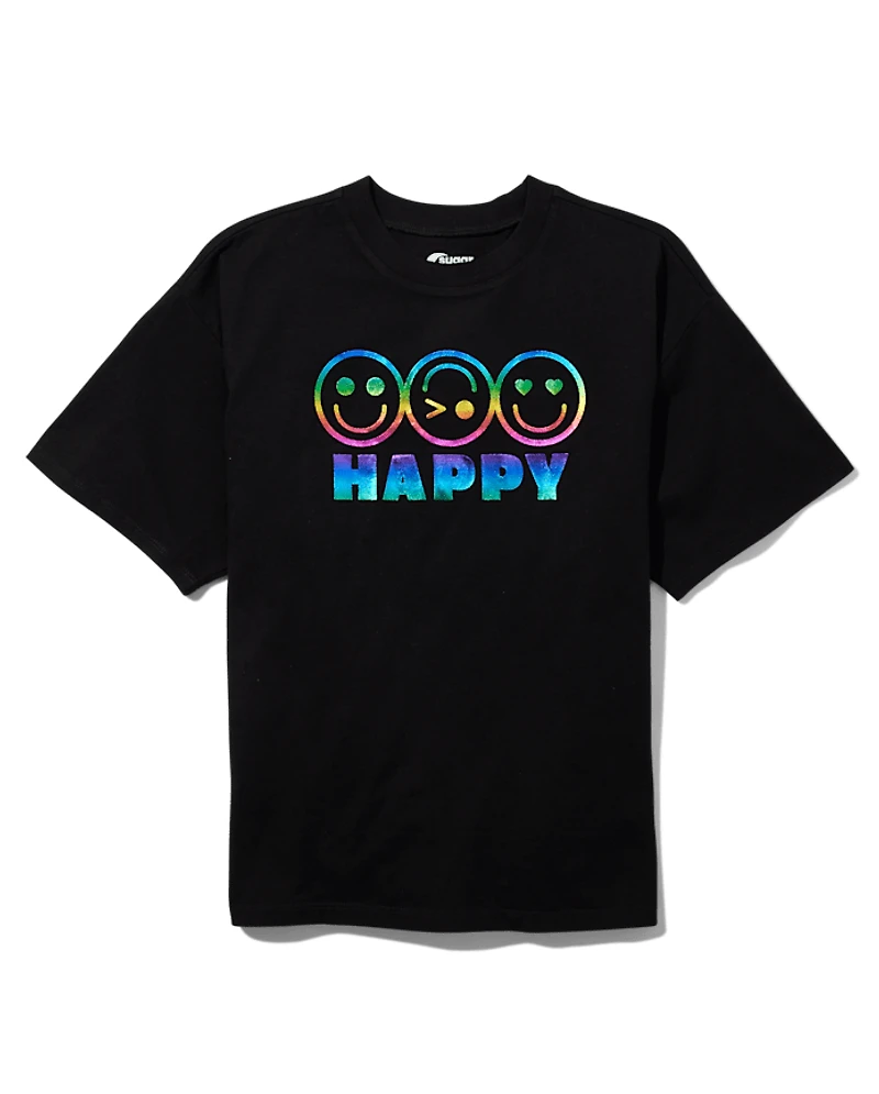 Tween Girls Oversized Graphic Tee